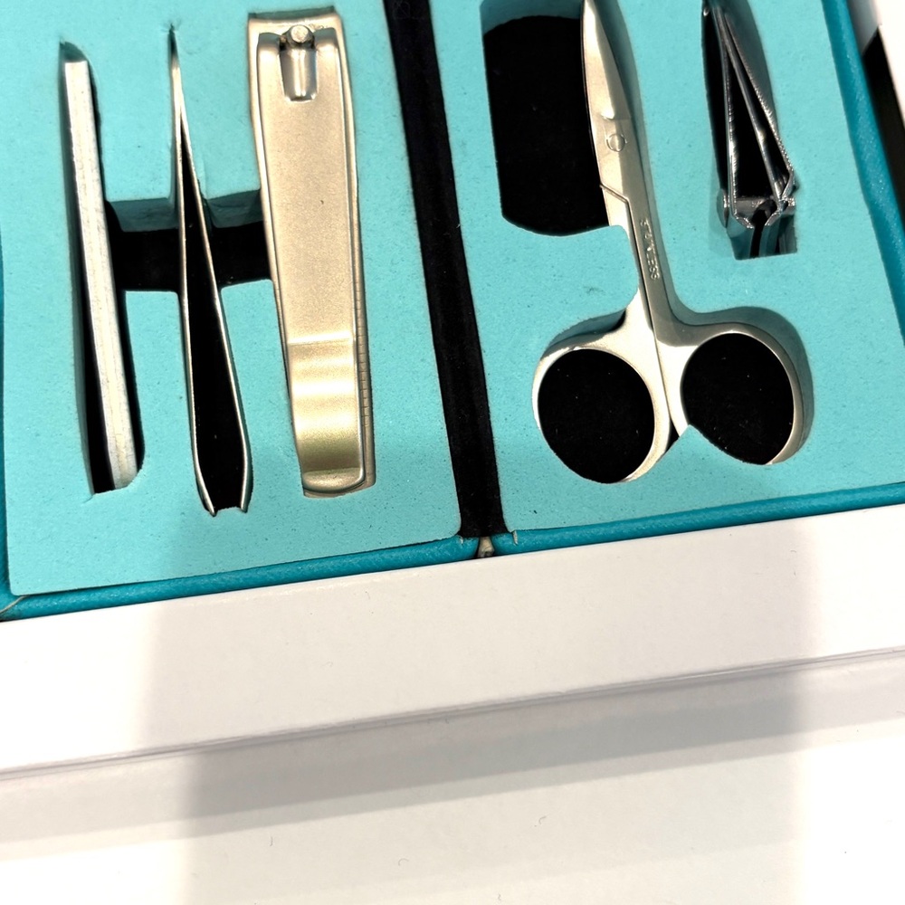 Neiman Marcus Silver and Black Grooming Set - Picture 2 of 5